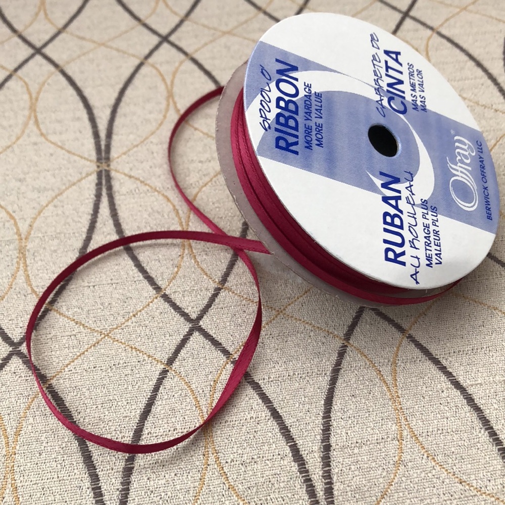 🛍 3/$10 3mm polyester ribbon (10 yards)